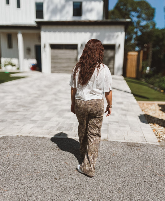 Walk this way Camo denim