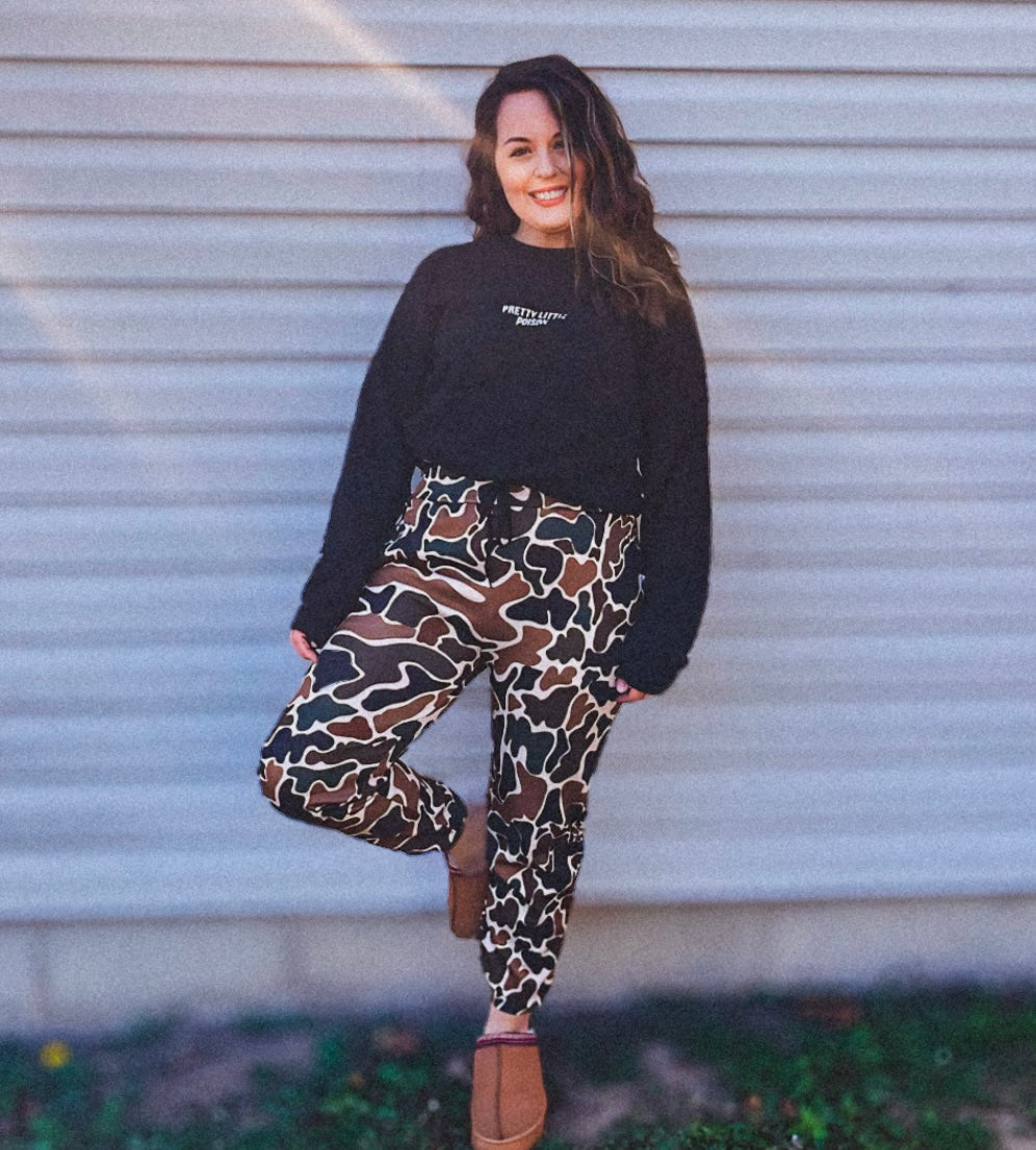 Tie waist Jogger x Duck Camo